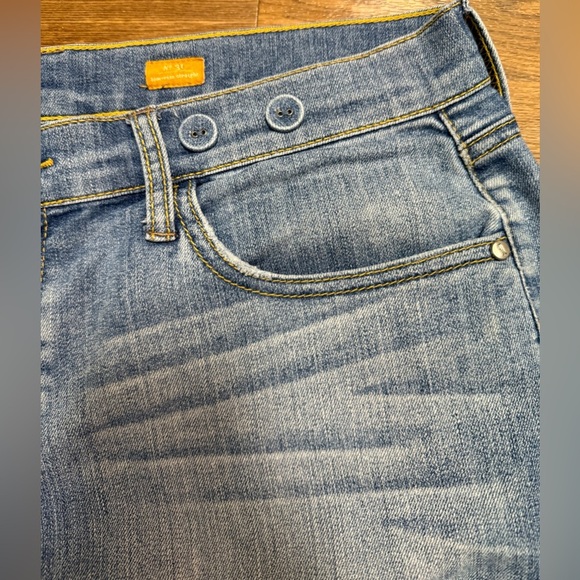 Anthropologie pilcro and the letterpress medium wash low rise denim jeans 31 EUC - Picture 5 of 13